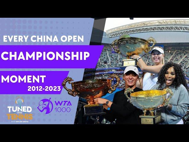 Every China Open Championship Point and Trophy Lift | 2012-2023