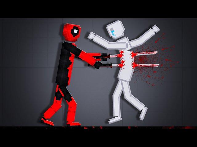 Torturing Ragdolls As Deadpool In People Playground…