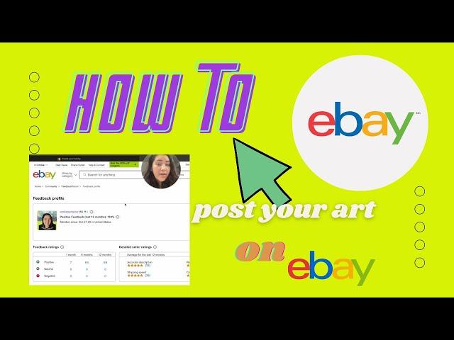 How to Post your Art on Ebay