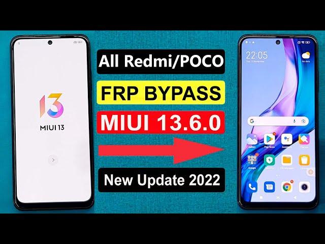 All Redmi/Poco MIUI 13 FRP Unlock Android 12/Google Account Lock Bypass/Without PC 100% Easy Method