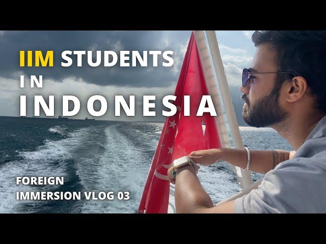 Foreign Immersion Vlog 03 | Indonesia | Immersion Program in IIM