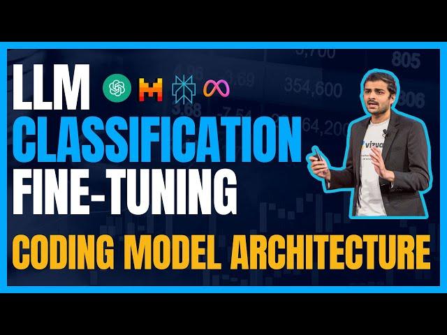 Coding the model architecture for LLM classification fine-tuning