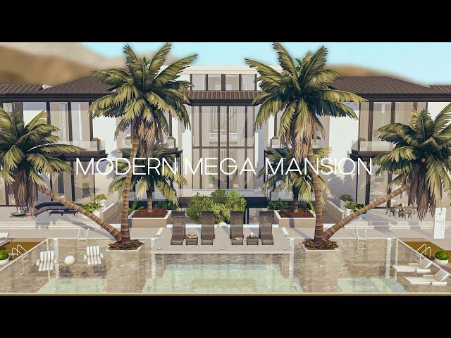 ULTRA MODERN MEGA MANSION | The Sims 4 Stop Motion