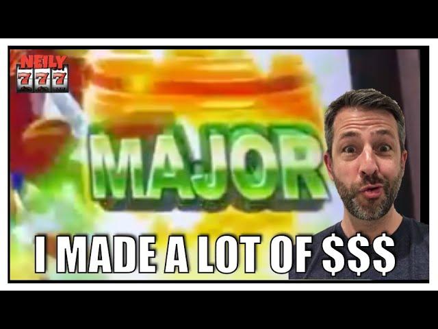 THIS MAJOR WIN CAME OUT OF NOWHERE! I MADE A LOT OF MONEY OFF THIS SLOT MACHINE!