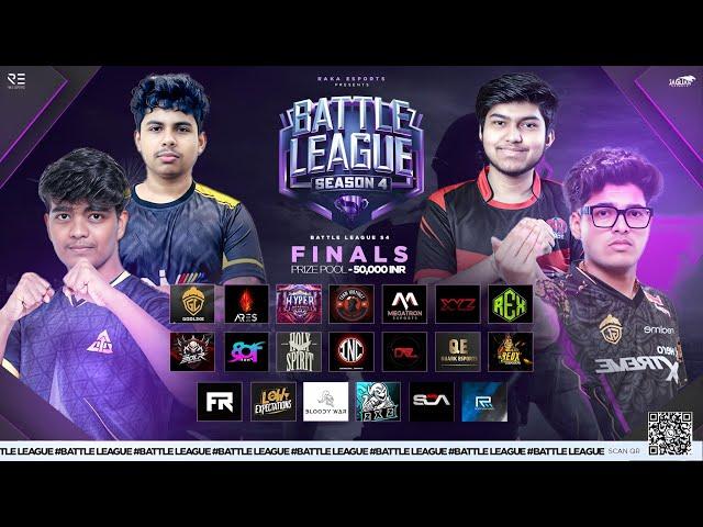 GODLIKE,BLIND, BOTARMY ||PRIZE POOL 40,000 INR ||RAKA BLS4 FINALS LIVE ||ORGANIZED BY RAKA ESPORTS