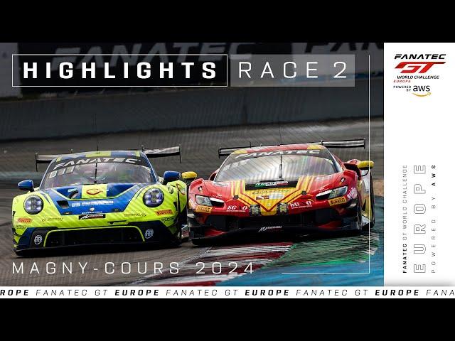 Magny-Cours 2024 Race 2 Extended Highlights | Fanatec GT World Challenge Europe