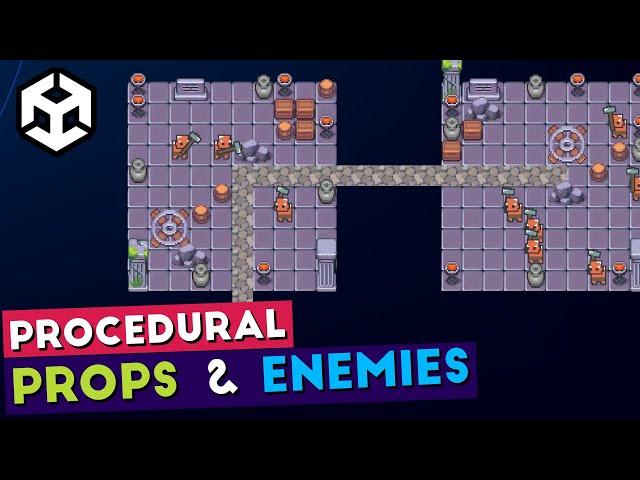 Procedural Placement of Items and Enemies in Unity 2D