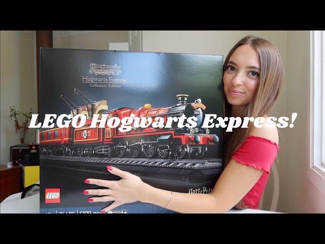 Building the GIANT LEGO Harry Potter Hogwarts Express Collector's Edition