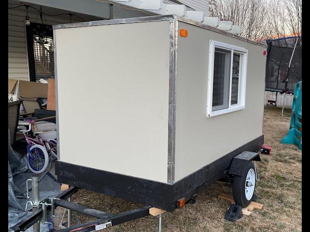 Custom Squaredrop camper build - Harbor Freight trailer frame