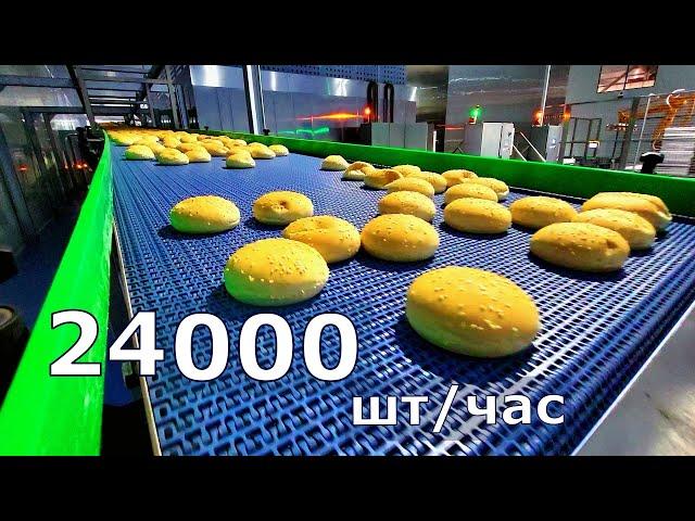 Китайский автоматический хлебозавод завод 24000 AOCNO 