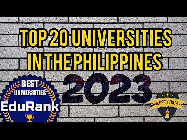 EDURANK Top 20 Universities in thePhilippines for 2023