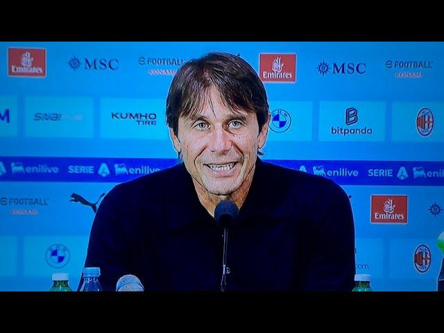 Antonio Conte Conferenza Stampa Milan-Napoli (0-2) "Dobbiamo Restare Umili, l'obbiettivo è l'Europa"