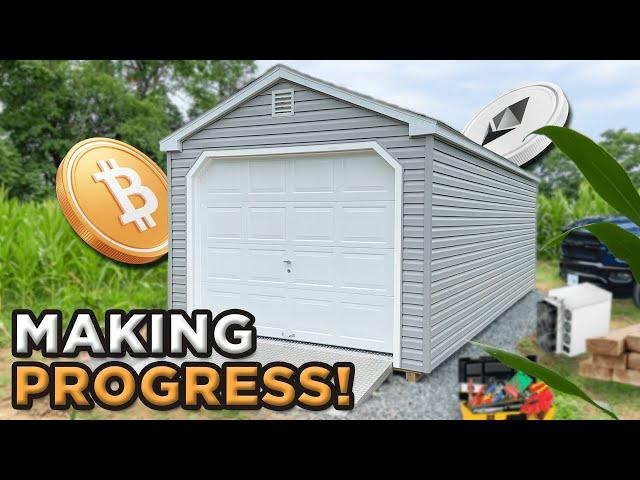 DIY Bitcoin Mining Shed Update