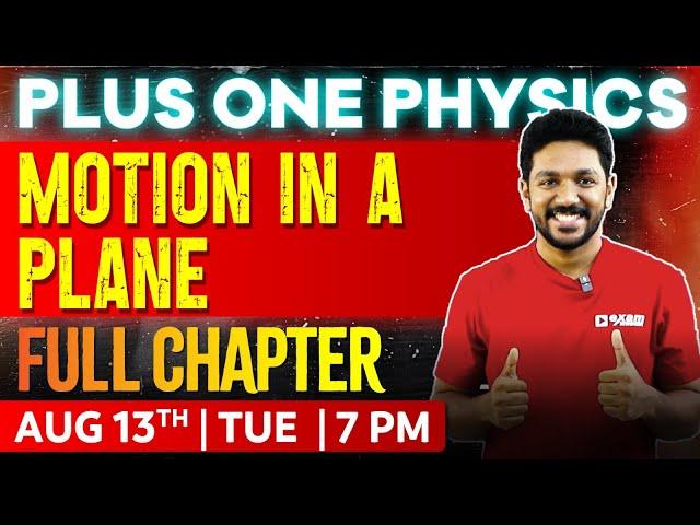 Plus One Physics | Motion In a Plane | Oneshot | Exam Winner Plus One