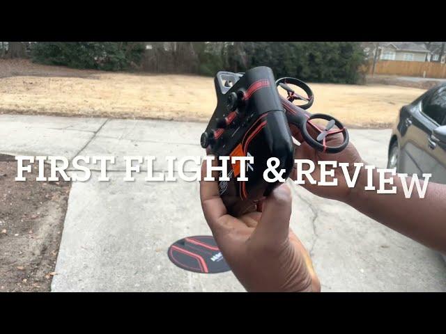 AERO DRONE SHARPER IMAGE REVIEW AND FIRST FLIGHT