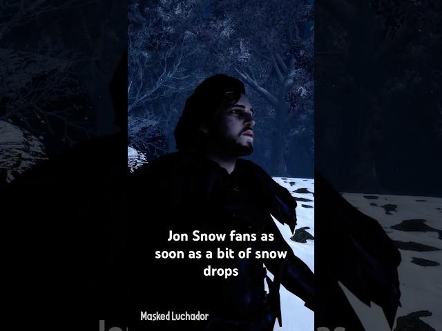 GOT fans as soon as it snows #gameofthrones #got #snow #funny #vrchat