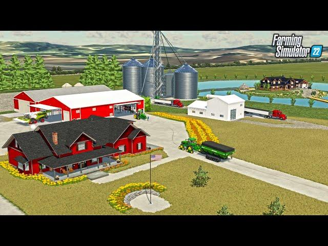 I BUILT A $10,000,000 AMERICAN FARM! BIG TIME FARMER!