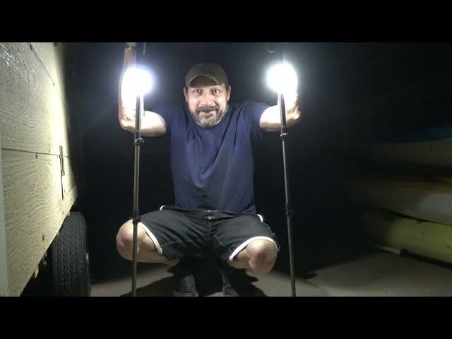 World's First Lighted Trekking Poles - Olife Beamwalk T3 - EXCELLENT!