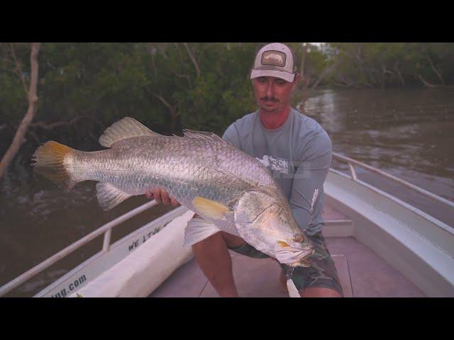 Runoff Barramundi Fishing in the NT with Sicario Soft Plastic Lures