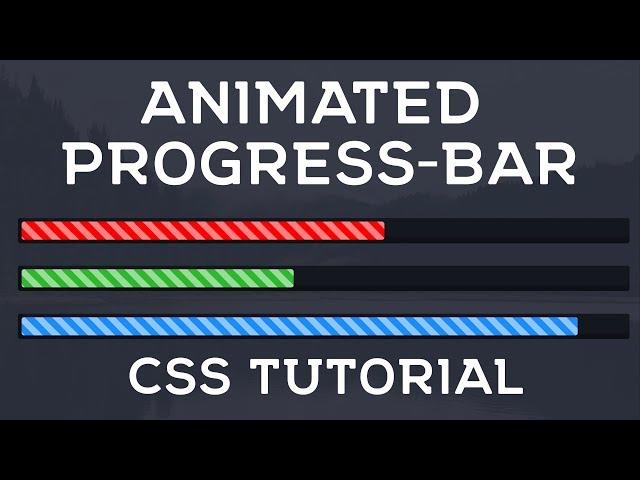 Animated Progress Bar CSS | CSS Tutorial