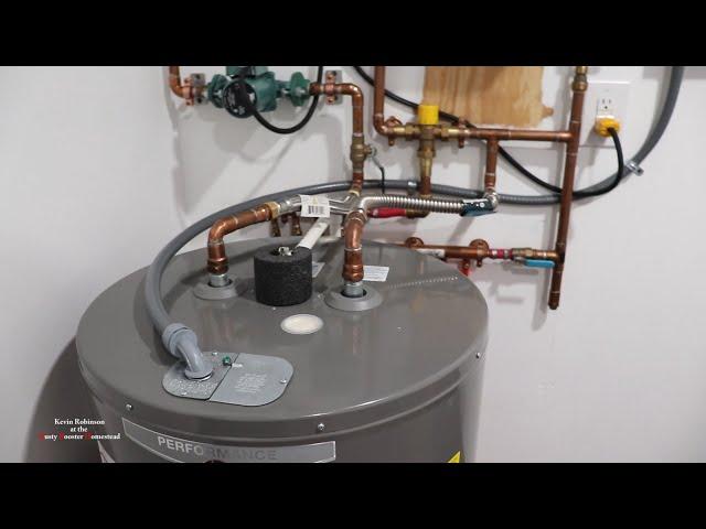 radiant floor heat small hot water tank