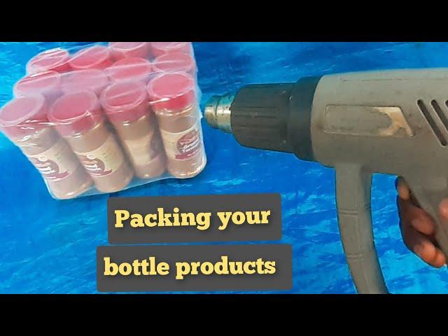 Packing your bottle products