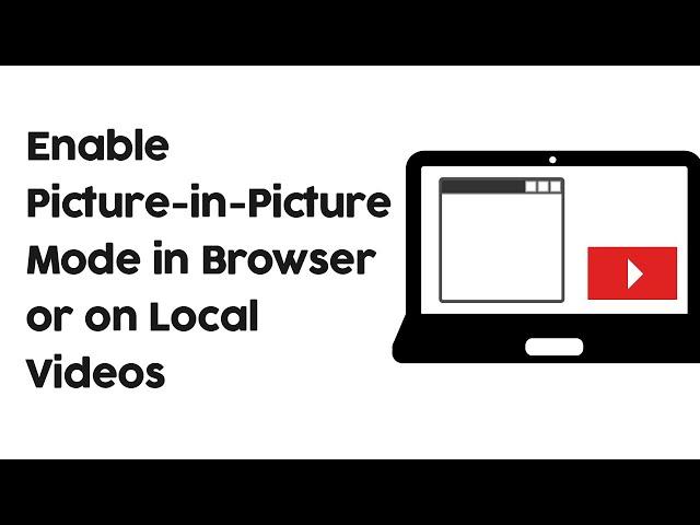 Enable Picture-in-Picture Mode (PIP) in any Browser or Offline Videos