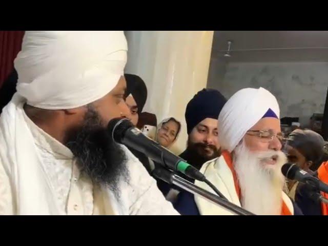 Jugalbandi | Giani Gurdev Singh Ji Australia and Bhai Anantvir Singh Ji LA #akj #jugalbandi #gurbani
