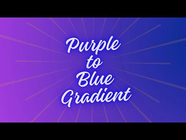 Calming Purple To Blue Gradient | White Noise with Liquid Gradient