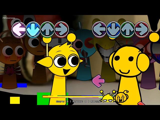 FNF Sprunked All Phases Sings Sliced Pibby | Incredibox Sprunki FNF Mods