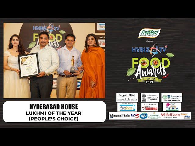 Hyderabad House | Lukhmi Of The Year | Hybiz Food Awards 2023