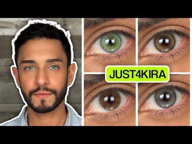 BEAUTIFUL Contact Lenses!! | JUST4KIRA REVIEW 