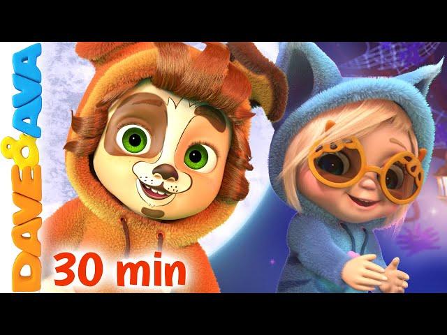  If You're A Monster and You Know It Halloween Songs | Baby Songs Dave and Ava | Nursery Rhymes 