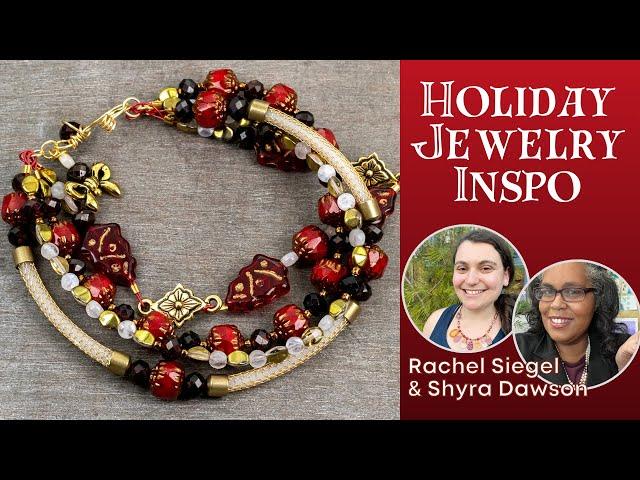 Holiday Jewelry Class w/ Rachel & Shyra ft Sams Bead Shop Curated Holiday Bead Kits 2023