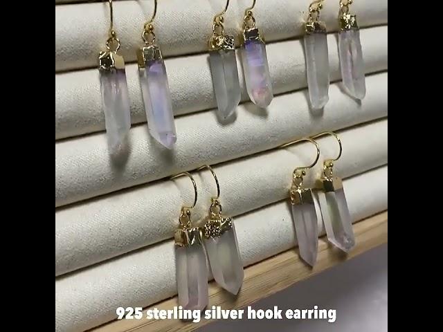 925 Sterling Silver Moonstone Earrings️