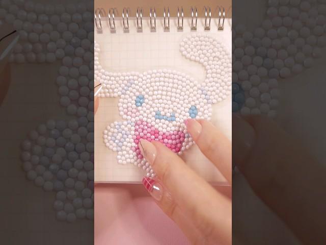 cinnamoroll diamond painting  2-2 #diamondpainting #crafts #shorts #diycraft #sanrio #asmr