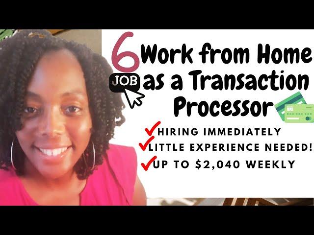 6 Hiring Immediately Work from Home Jobs Paying Up To $2,040 Weekly