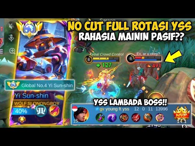 NO CUT HARDGAME GAMEPLAY Top Global YSS!! Cara Masuk War, Build, Emblem YSS Patch/Update Terbaru