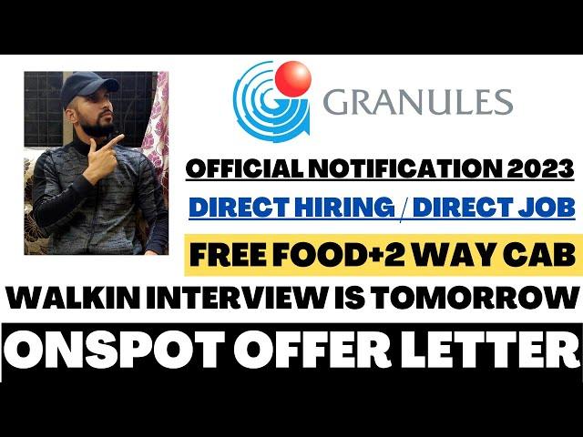 Walkin Interview At Hyderabad | OnSpot Offer Letter Job For Freshers | Karrar Hussain Jobs