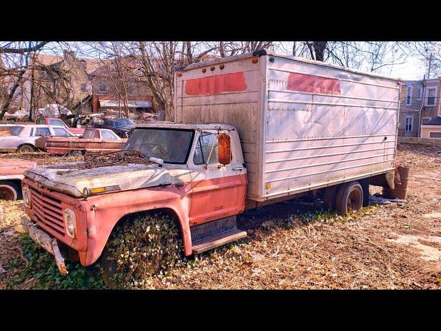 Will It Run? 1971 Ford F600 Stick Shift U-HAUL Truck - NNKH