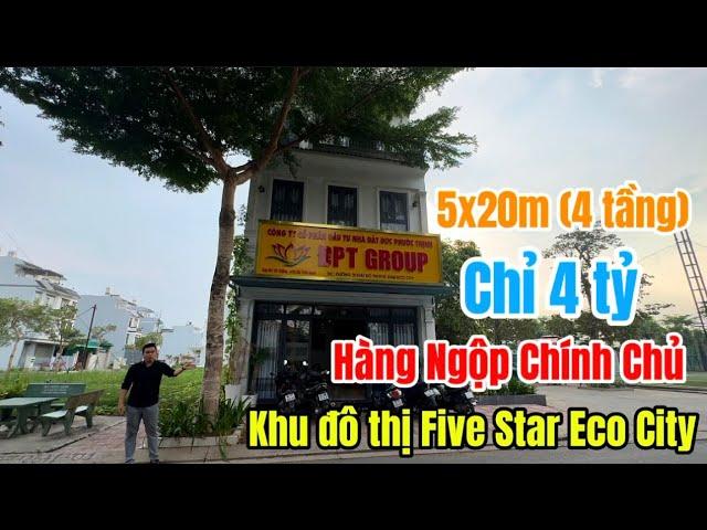 Nhà ngộp khu đô thị Five Star Eco City chính chủ thương lượng | KDT Năm Sao Đinh Đức Thiện