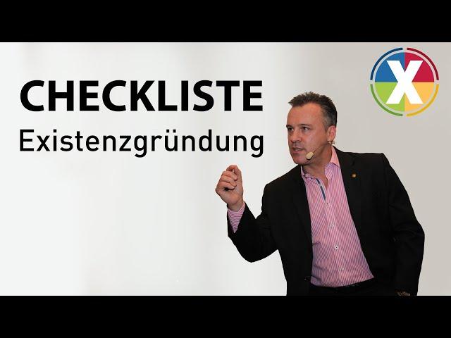 Checkliste Existenzgründung