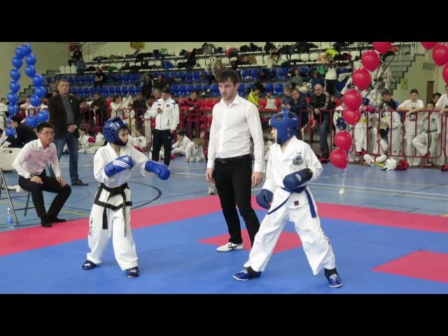 Taekwondo ITF Russian Open 2017 Канашенко Егор (Приморье) vs Нуруллин Тимур (Москва) финал