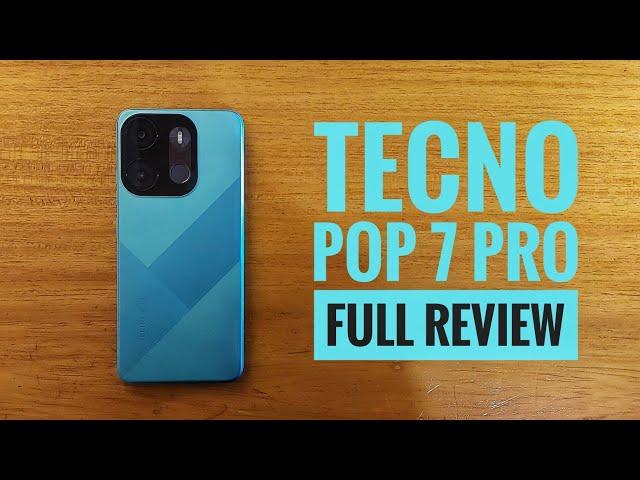 Tecno pop 7 pro full review with pros and cons.