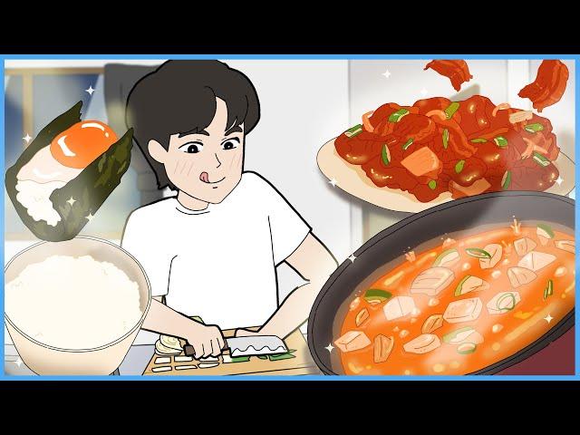 퇴근 후 혼밥러 - 제육 & 된장찌개 편