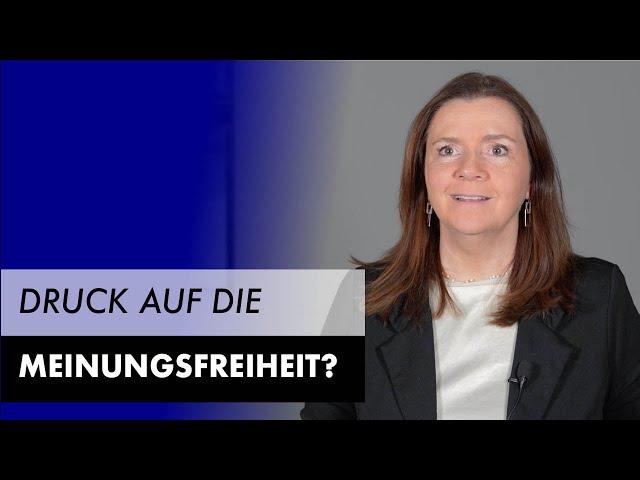 Steigt der Druck auf die Meinungsfreiheit? Ein Impuls von Birgit Kelle