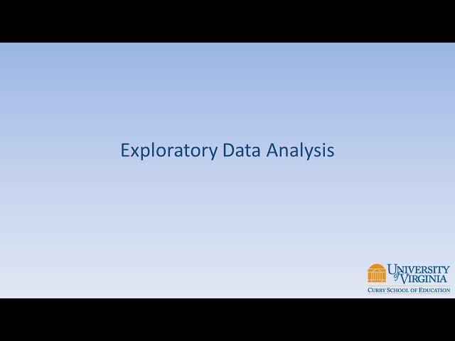 Exploratory Data Analysis