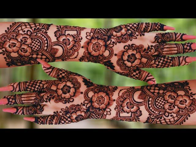 Very beautiful wedding Dulhan special mehndidesign/Easy Arabic Mehendi Design/Latest mehandi designs