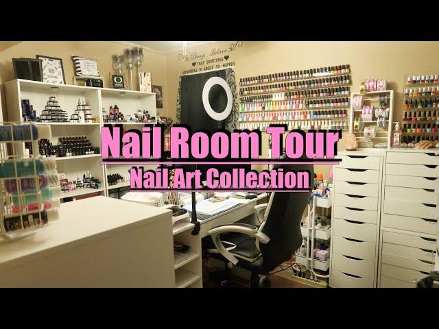 DIY NAIL ROOM TOUR | Nail Art Collection| Nails by Reese #101