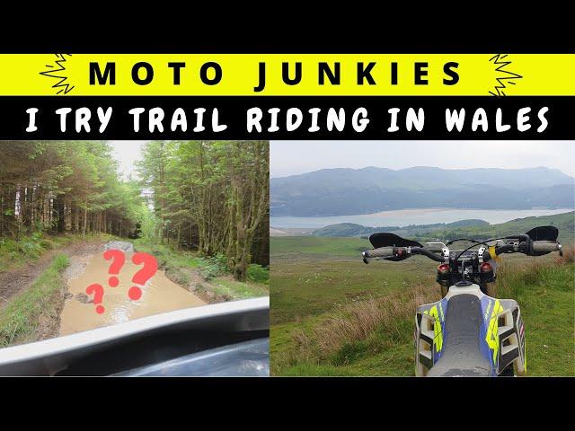 TRAIL RIDING IN WALES WITH MOTO JUNKIES